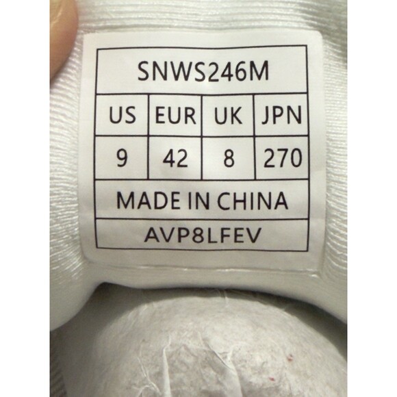 Nortiv8 Mens Sz 9 White Lightweight Walking Athletic Shoes NWOB main image 5